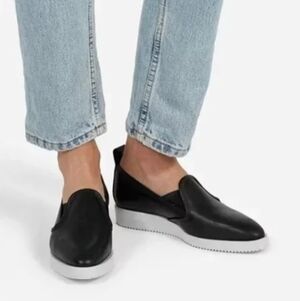 Everlane leather street shoes in black